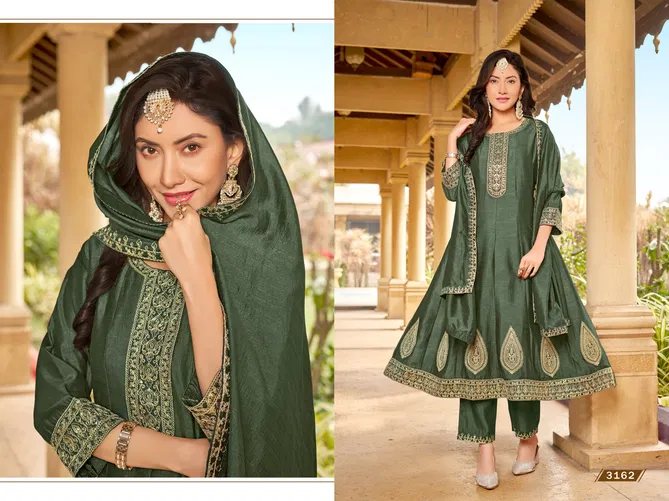 3161 and 3162 By Ladies Flavour Vichitra Readymade Suits Wholesale In India